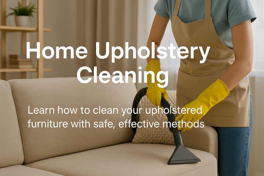 Home Upholstery Cleaning Guide – Easy & Safe Methods