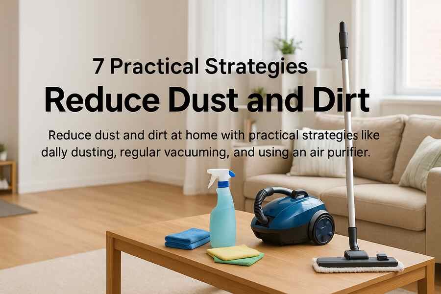 7 Practical Strategies to Reduce Dust and Dirt at Home
